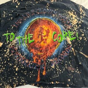 ICP Black Graphic Tee with Colorful Design